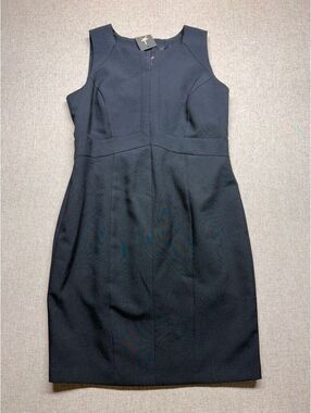 NWT Atmosphere Primark Black V Notch Neck Sheath Dress Work Office Size 10